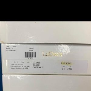 LADUCA character shoes. Black, soft sole